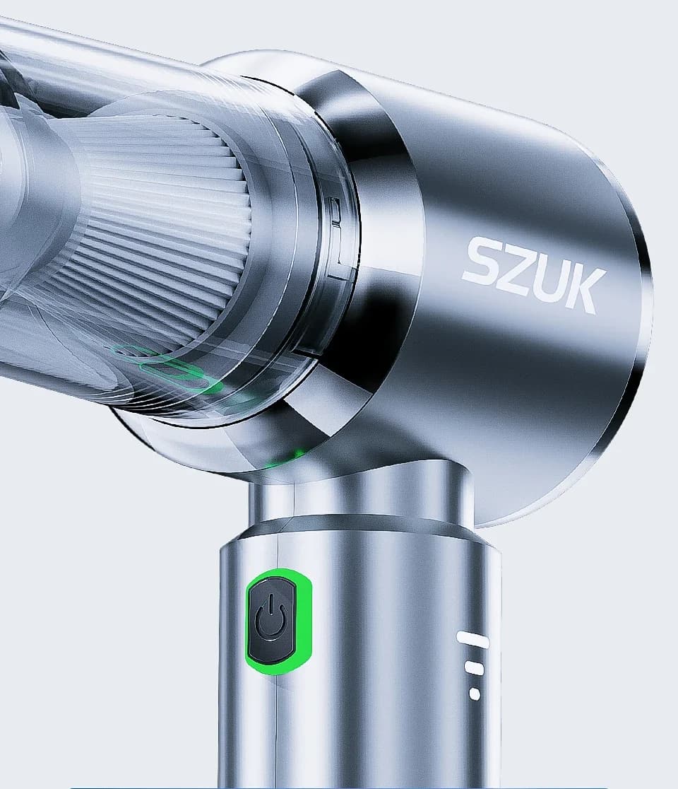 SZUK 180000PA Wireless Car Vacuum Cleaner – Powerful Portable Handheld Mini Vacuum for Car, Home & Keyboard Cleaning