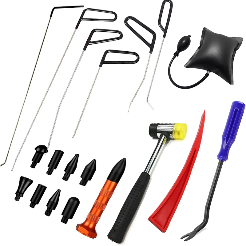 Universal Auto Body Removal Stainless Steel Crowbar Paintless Dent ...